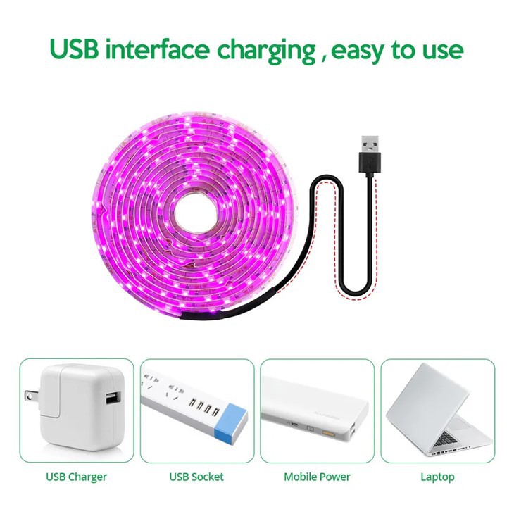 12V Waterproof Greenhouse Hydroponic Led Grow Strip Lights