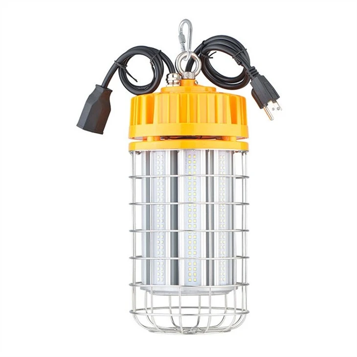 LED Temporary Construction Job Site Tunnel Work Light Hanging Portable 100W Lamp