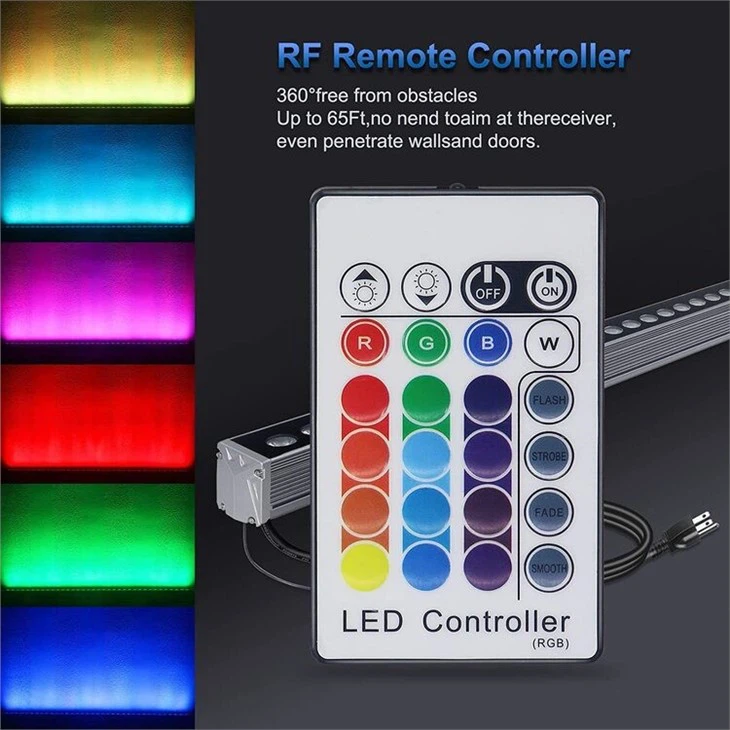 RGBW LED Wall Washer Light Bar