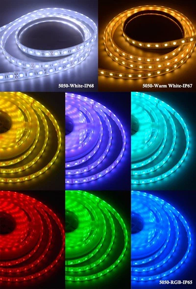 เทปใช้แบตเตอรี่ 5050 RGB Strip Light