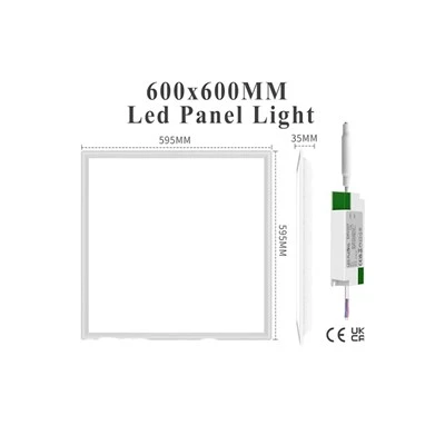 ไฟ LED จอแบน 220-277V 6000K 8W